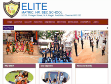 Tablet Screenshot of eliteschool.in